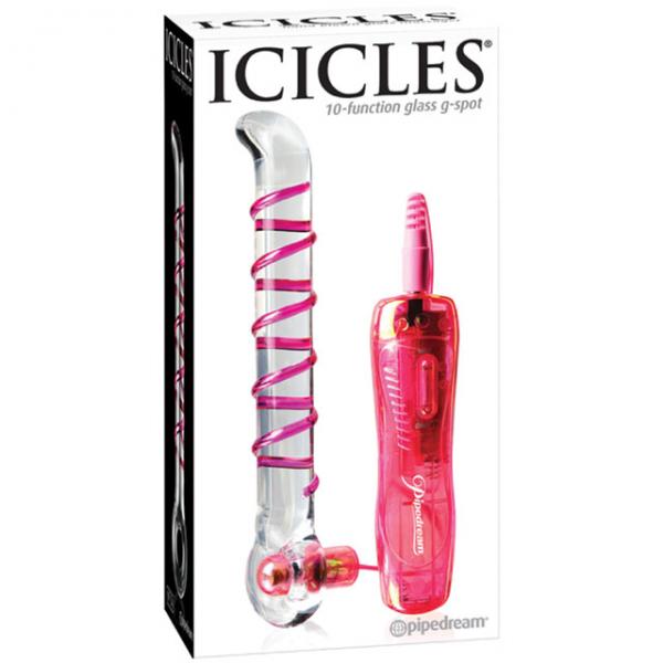 Icicles No 4 Glass Massager Clear