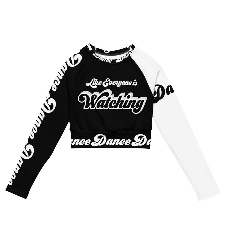 ENIGMA MIDNIGHT Dance Like Everyone is Watching Long-Sleeve Crops