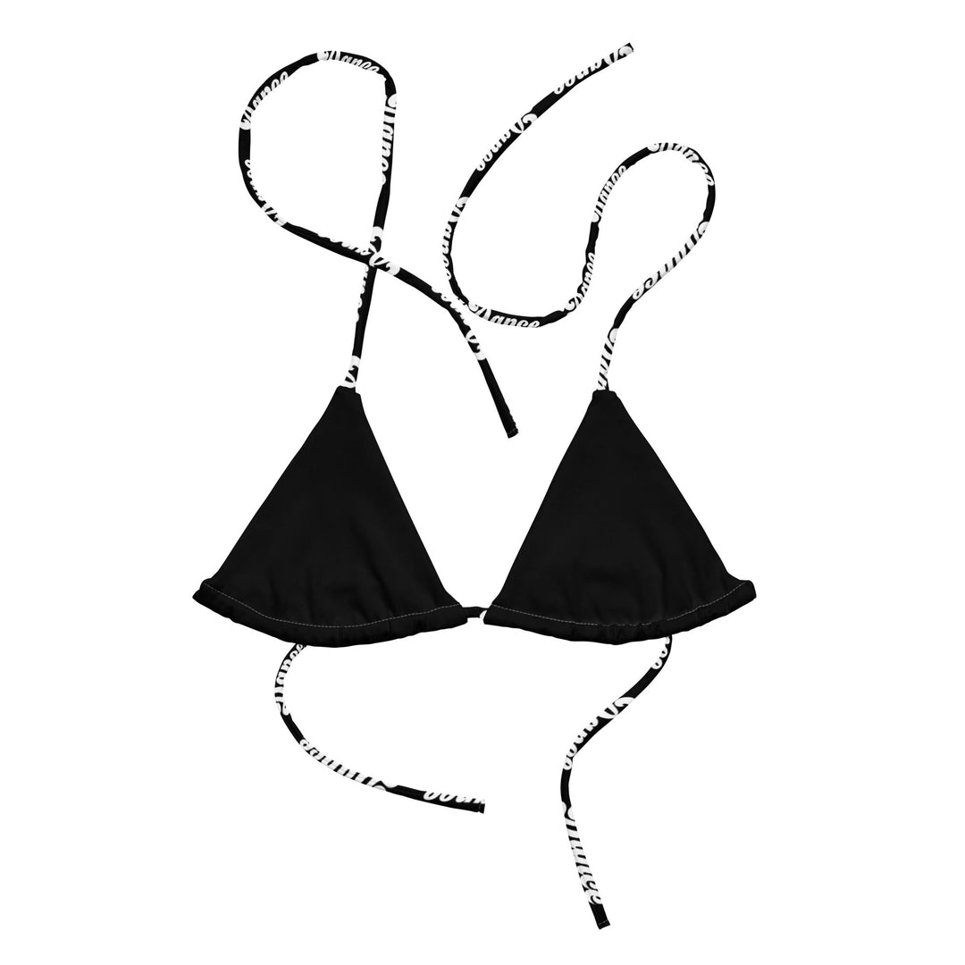 ENIGMA MIDNIGHT Dance Like Everyone is Watching String Bikini Tops