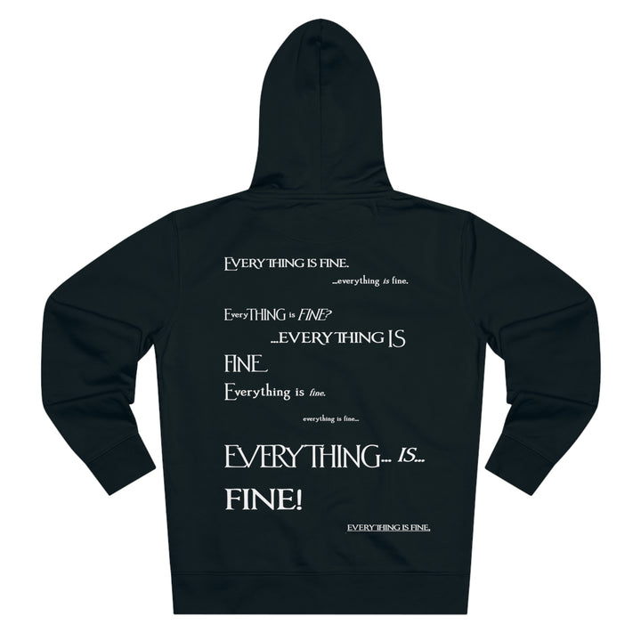 CRIPTICA Everything is FINE! Masc Zip Hoodie